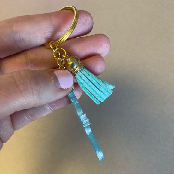 Handmade Christmas Keychain- Snowman - Picture 3 of 6